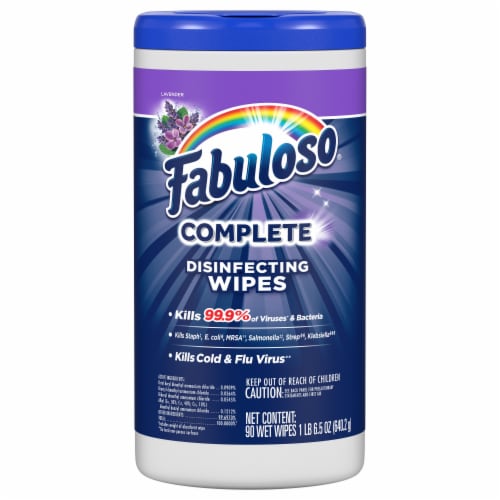 Fabuloso® Lavender Complete Disinfecting Wipes Perspective: front