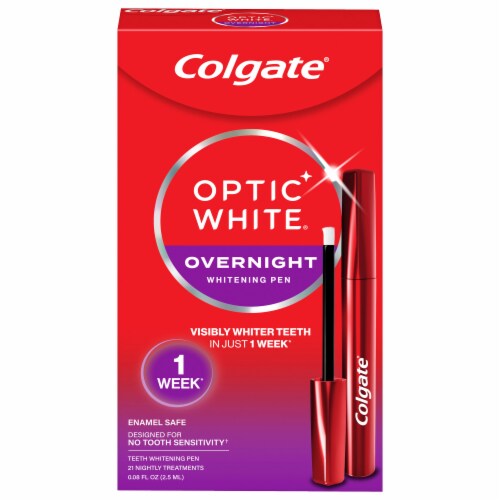 Colgate® Optic White® Overnight Whitening Pen Perspective: front