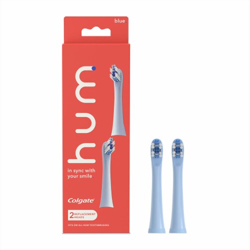Colgate Hum Replacement Toothbrush Heads Perspective: front