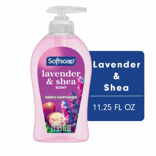 Softsoap Deeply Moisturizing Liquid Hand Soap Lavender & Shea Butter Perspective: front