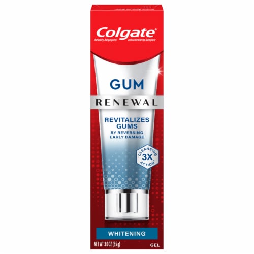 Colgate® Renewal Cool Mint Gel Whitening Restoration Toothpaste Perspective: front