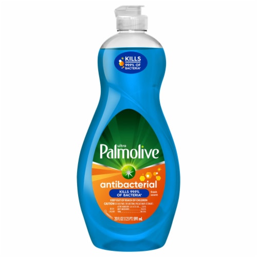 Palmolive Ultra Antibacterial Fresh Scent Dishwashing Liquid Dish Soap Perspective: front