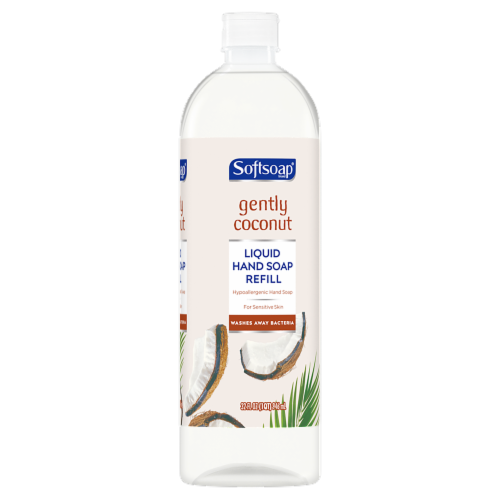 Softsoap® Gently Coconut Liquid Hand Soap Refill Perspective: front