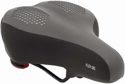 Bell Recline 610 Flex Gel Saddle - Gray/Black Perspective: front