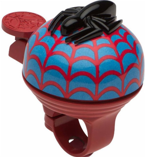 Bell Spider-Man Super Bicycle Bell - Red/Blue Perspective: front