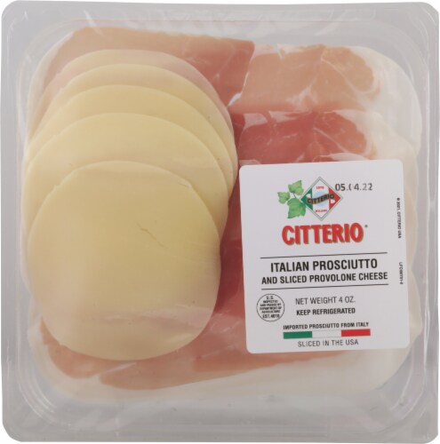 Citterio® Italian Prosciutto & Sliced Provolone Cheese Perspective: front