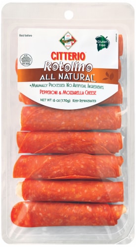 Citterio Rotolino Pepperoni & Mozzarella Cheese Perspective: front
