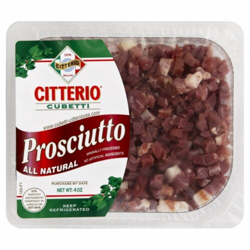 Citterio® All Nautral Cubetti Prosciutto Perspective: front