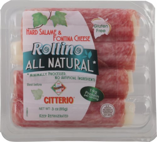 Citterio Rollino Hard Salame & Fontina Cheese