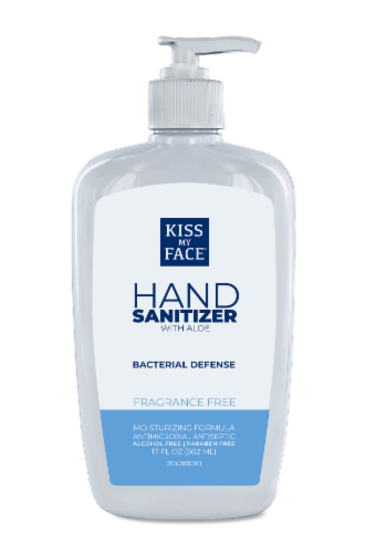 Kiss My Face® Bacterial Defense Hand Sanitizer with Aloe Perspective: front