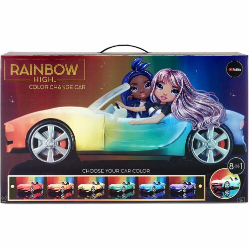 MGA Entertainment Rainbow High Color Change Car Perspective: front