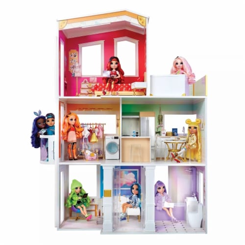 Barbie Dollhouse Set with 3 Dolls and Furniture, Pool and