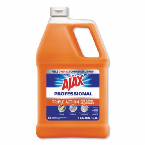 Ajax® Dish Detergent, Citrus Scent, 1 Gal Bottle, 4/carton US05981A Perspective: front