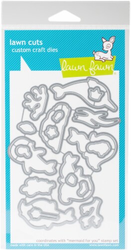 Lawn Cuts Custom Craft Die-Mermaid For You Perspective: front