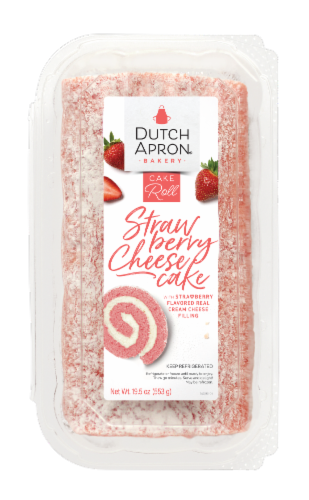 Dutch Apron Bakery® Strawberry Cream Cheese Filling Cake Roll Perspective: front