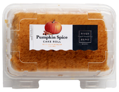 River Bend Bakery Pumpkin Spice Cake Roll Perspective: front