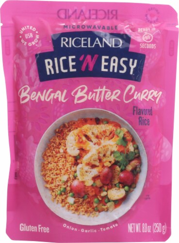 Riceland® Rice 'N Easy® Gluten Free Bengal Butter Curry Flavored Rice Perspective: front
