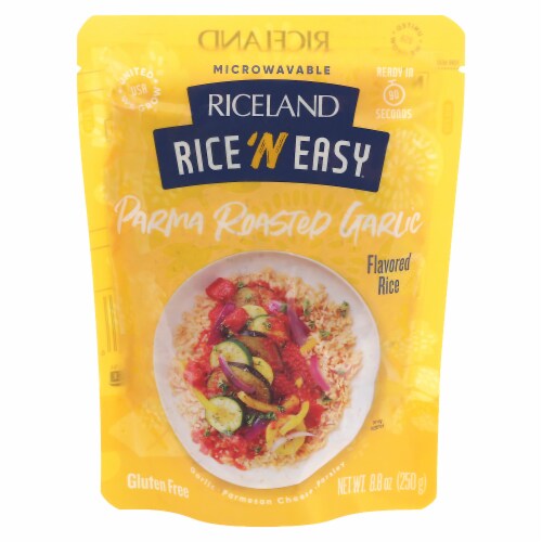 Riceland® Rice 'N Easy Gluten Free Parma Roasted Garlic Rice Perspective: front