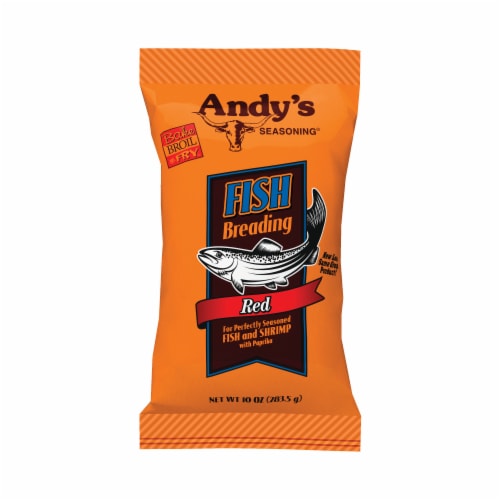 Andy's Seasoning® Red Fish Breading Perspective: front