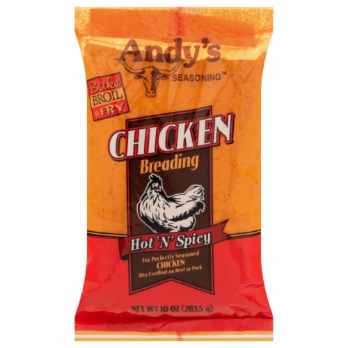 Andy's Hot 'N' Spicy Chicken Breading Perspective: front