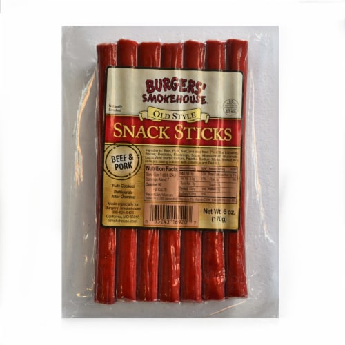 Burgers' Smokehouse Old Style Snack Sticks Perspective: front