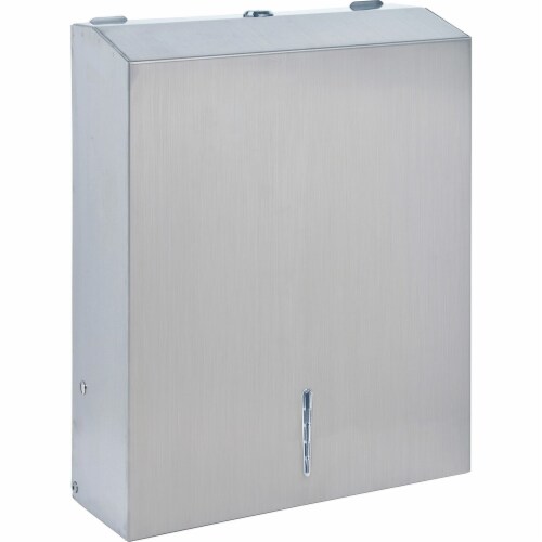 Genuine Joe C-Fold/Multi-fold Towel Dispenser Cabinet - C Fold, Multifold Dispenser - 13.5 Genuine Joe C-Fold/Multi-fold Towel Dispenser Cabinet - C Fold, Multifold Dispenser - 13.5