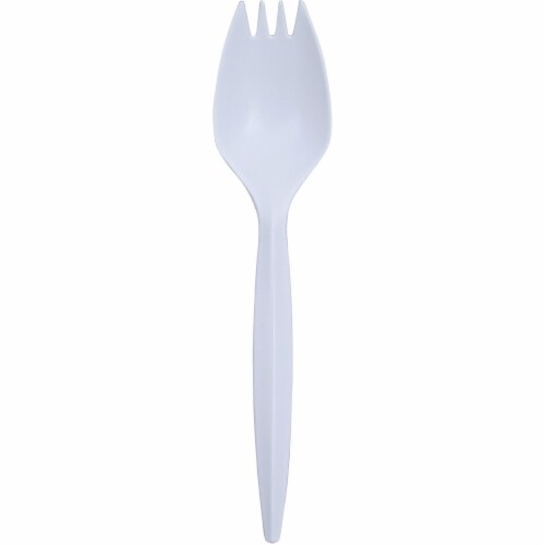 Genuine Joe Medium-weight Forks - 1000/Carton - White Genuine Joe Medium-weight Forks - 1000/Carton - White