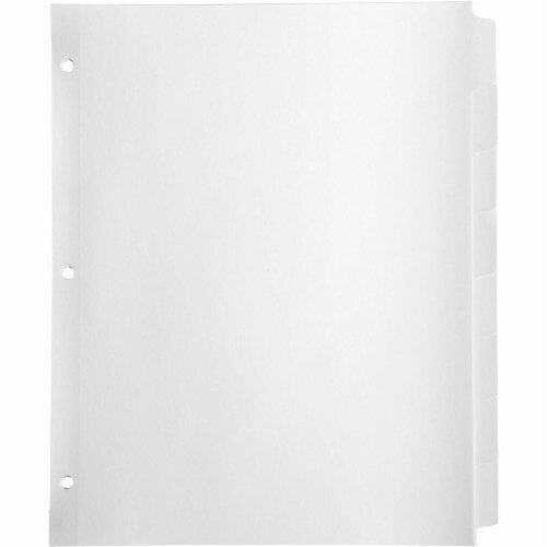 Business Source Reinforced Hole Punched Indexes - 8 Write-on Tab(s) - 3 Hole Punched - White Divider - White Tab(s) - Recycled - Non-laminated, Mylar Reinforcement - 24 / Box Business Source Reinforced Hole Punched Indexes - 8 Write-on Tab(s) - 3 Hole Punched - White Divider - White Tab(s) - Recycled - Non-laminated, Mylar Reinforcement - 24 / Box