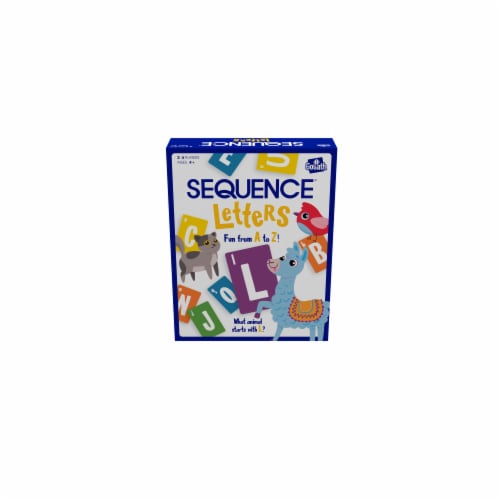 Pressman Toys Discovery Sequence Letters Card Game Perspective: front