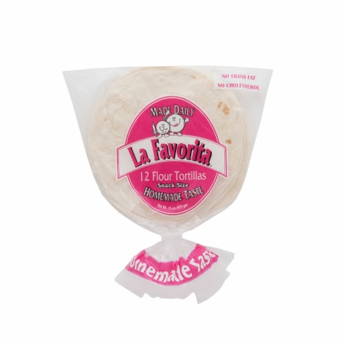 La Favorita Snack Size Tortillas Perspective: front