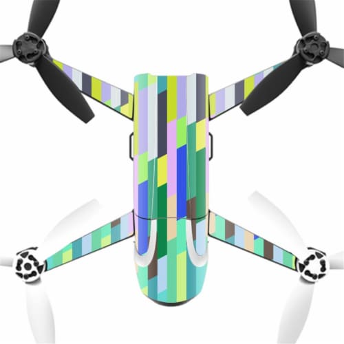 MightySkins PABEBOP2-Fruit Stripes Skin Decal Wrap for Parrot Bebop 2 Quadcopter Drone - Frui Perspective: front