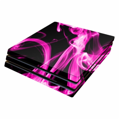 MightySkins SOPS4PRO-Pink Flames Skin for Sony PS4 Pro Console - Pink Flames Perspective: front