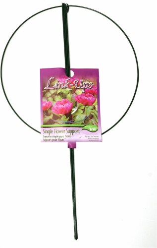 Luster Leaf 987 Flower Support, Green, 30 x 18-In. Perspective: front