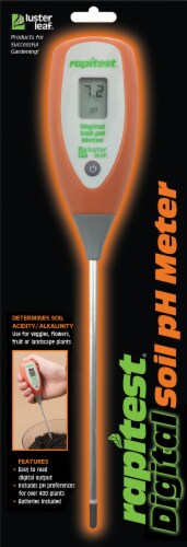 Luster Leaf® Rapitest® Digital Soil PH Meter Perspective: front