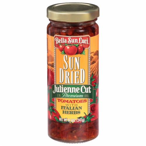Bella Sun Luci® Sun Dried Julienne Cut with Italian Herbs Tomatoes Perspective: front
