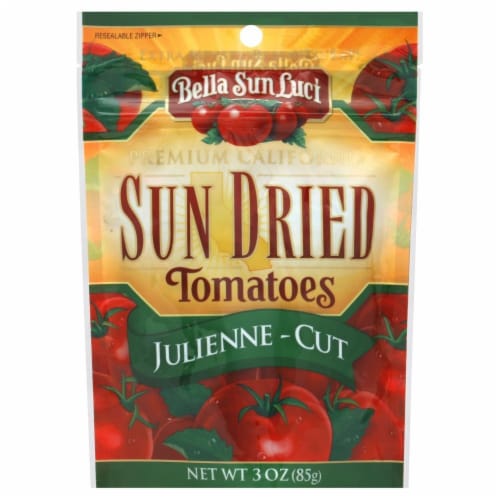 Bella Sun Luci Sun Dried Julienne Cut Tomatoes Perspective: front