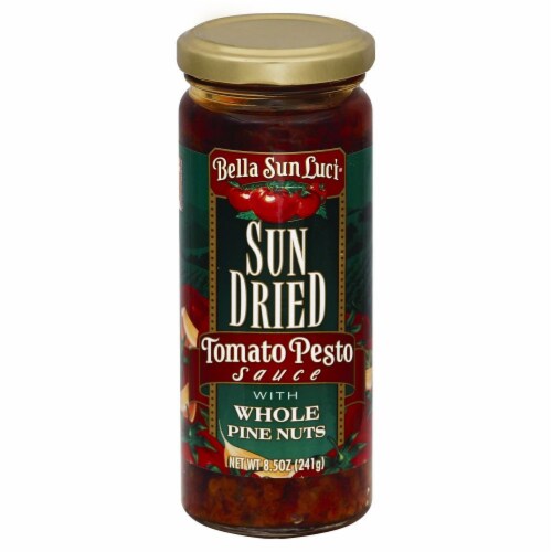 Bella Sun Luci® Sun Dried Tomato Pesto Sauce with Whole Pine Nuts Perspective: front