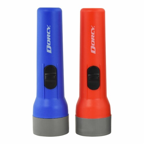 Dorcy 1-D Economy Flashlight with Batteries Perspective: front