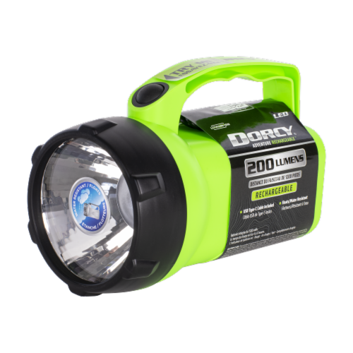 Dorcy® Rechargable Adventure Flashlight Perspective: front