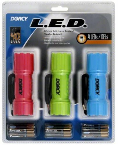 Dorcy 9 LED 40-Hour Flashlight Perspective: front