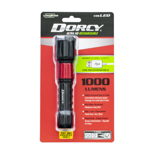 Dorcy Ultra HD Rechargable Flashlight Perspective: front