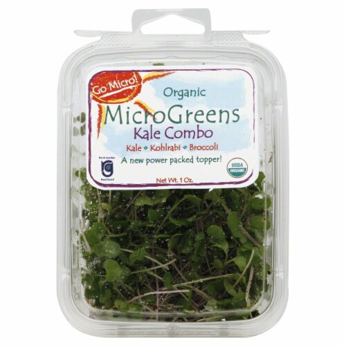 Go Micro Organic Kale Combo Micro Greens Perspective: front