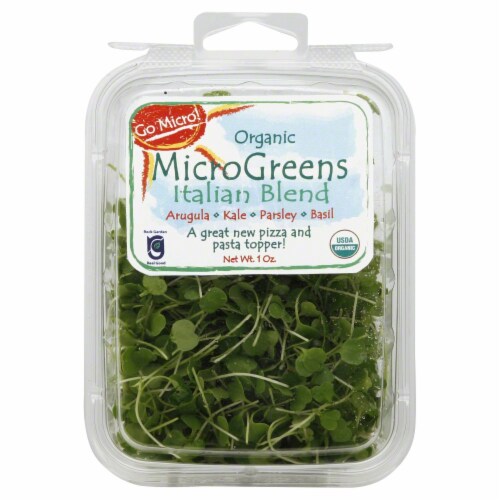 Go Micro Organic Italian Blend Micro Greens Perspective: front