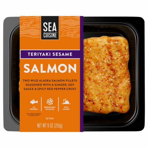 Sea Cuisine Teriyaki Sesame Salmon Perspective: front