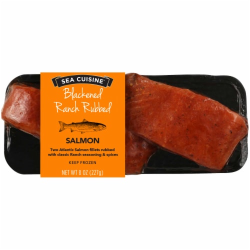 Sea Cuisine® Blackened Ranch Rubbed Atlantic Salmon Perspective: front