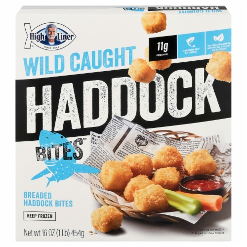 High Liner™ Wild Caught Breaded Haddock Bites Perspective: front