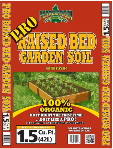 Permagreen Pro Raised Bed Garden Soil Perspective: front