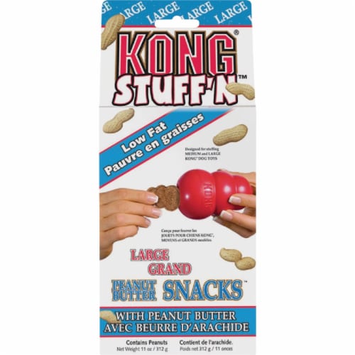 Kong Stuff N Medium Large Dog Peanut Butter Flavor Crunchy Dog