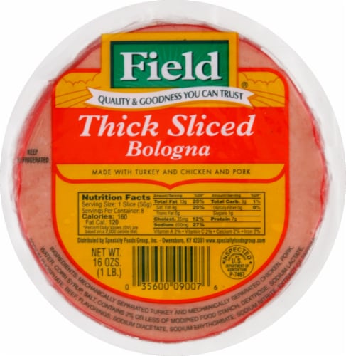 Field® Thick Sliced Bologna Perspective: front