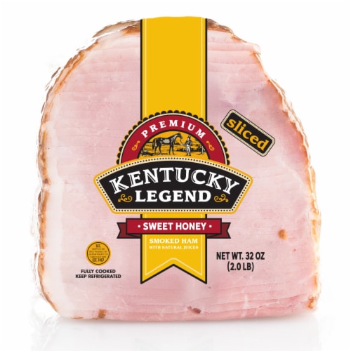 Kentucky Legend® Quarter Sliced Boneless Sweet Honey Smoked Ham Perspective: front